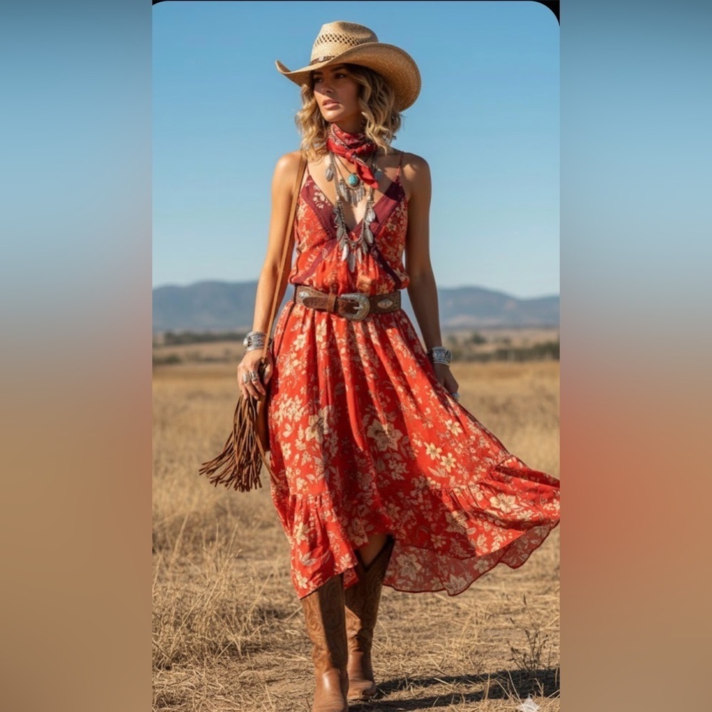 Free people women’s dress bohemian , western sensual comfy dress size XS
